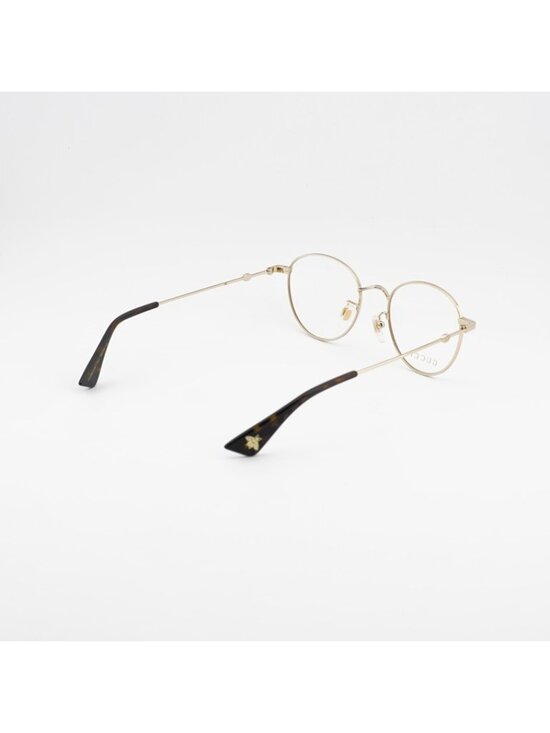 Gucci GG0607OK 001 Eyeglasses Gold 50mm Round Frame main image 12